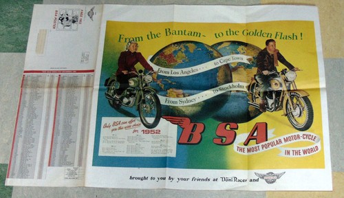 Vintage motorcycle poster - poster, &