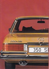 MERCEDES BENZ 280S, 280SE, 350SE, FOLD OUT BROCHURE, WZ 1474/03/02/0872.