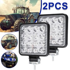 Pair 4Inch Square LED Work