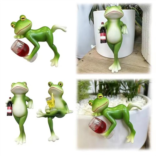 Cute frog flower - frog, hugger