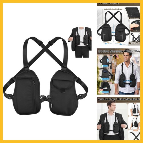 Double shoulder armpit bag - double,