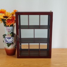 Vintage, Wall-Hanging, Collectors Display Cabinet, Mirrored