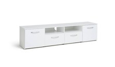 Habitat Hayward 2 Door TV Unit - White Gloss