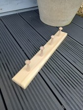 Wooden Peg Coat rack shaker