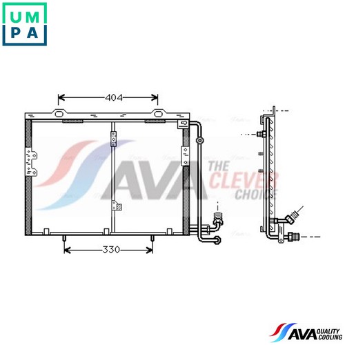 Condenser air conditioning - condenser,