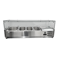 Saladette prep fridge 120cm - saladette,