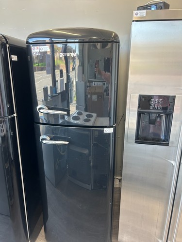 Black gorenje fridge - black, freezer