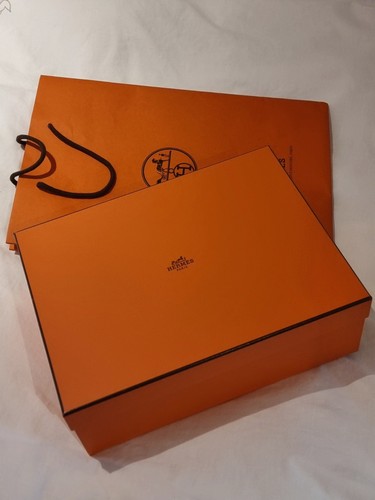 Hermes orange box empty - hermes,