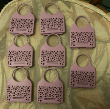 SET OF 10 LILAC FLOWER POT POURRI HOLDERS PLASTIC