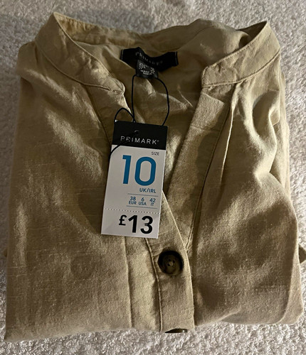 Primark beige linen - beige, shirt