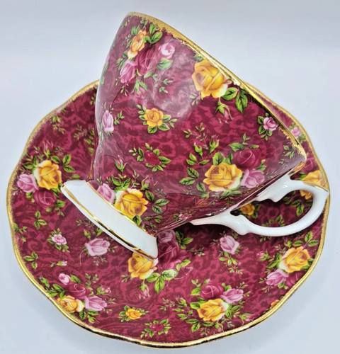 Royal albert ruby - lace, tea