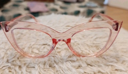 Ladies pink retro cats eye - ladies,