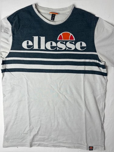 Ellesse blue white big logo - white,