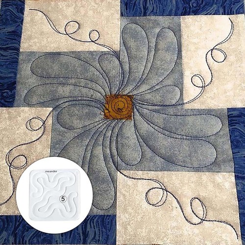 Free motion quilting template - free,