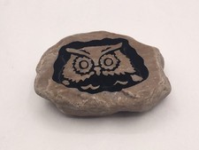 Carved Laser Cut ￼Stone Owl