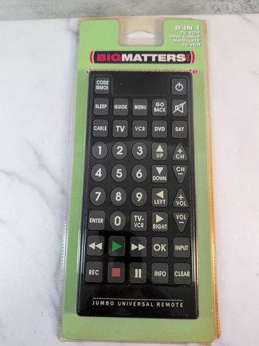 Big matters jumbo universal - big, matters!