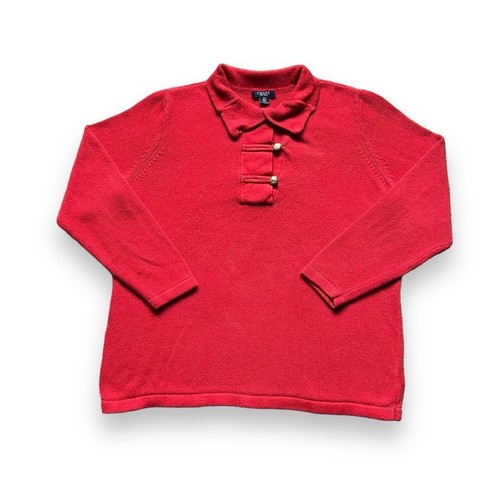 Plain red polo - polo, neck