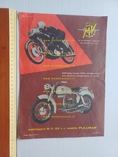 1954 MV Agusta 125 Pullman Original Italian Leaflet