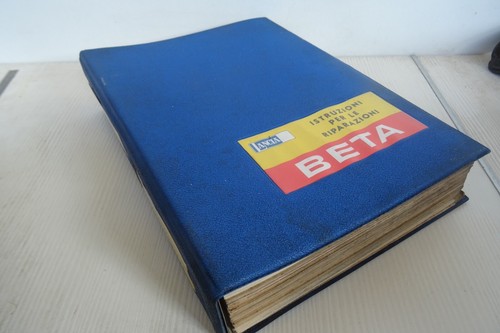 Lancia beta repair manual - beta,