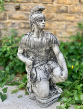 Realistic roman soldier statue Massive greek statue Soldier sculpture for garden