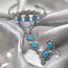 Vintage Navajo Sterling Silver