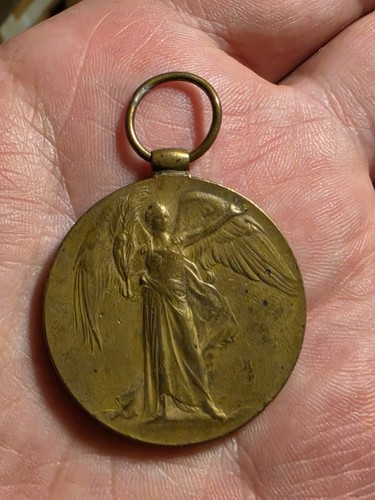 Ww1 victory medal abbotts - ww1, medal,