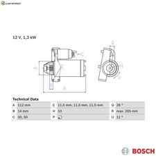 Starter 0 986 023 480 for