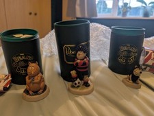 Three Beano Figurines by Robert Harrop. Dennis The Menace, Gnasher & Rasher