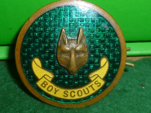 1960 vintage boy scout wolf - vintage,
