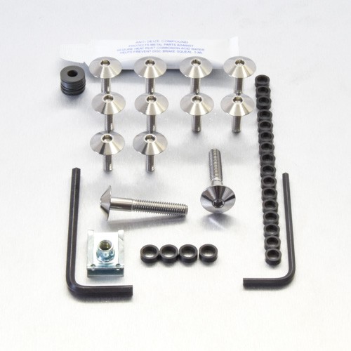 Stainless steel fairing kit - stainless,