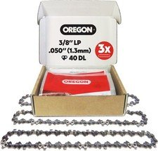 Oregon 3-Pack Pole Saw Chain 3/8" LP Pitch, .050" (1.3 Mm) Gauge for 10" (25Cm) 