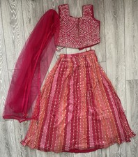 Indian Bandani Pink Lehenga