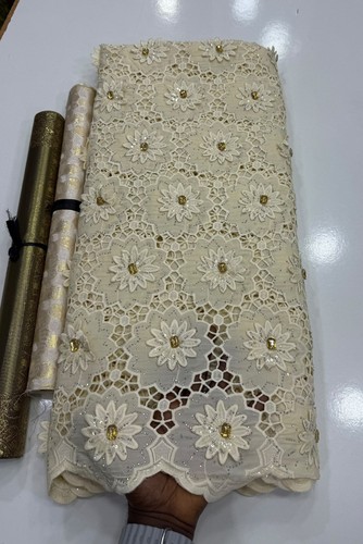 Champagne floral beaded - floral,