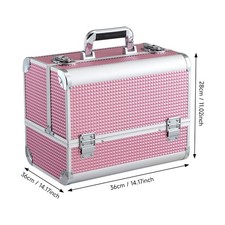 Cosmetics Makeup Train Case