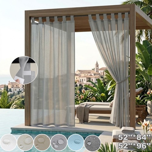 Patio sheer curtains - patio,