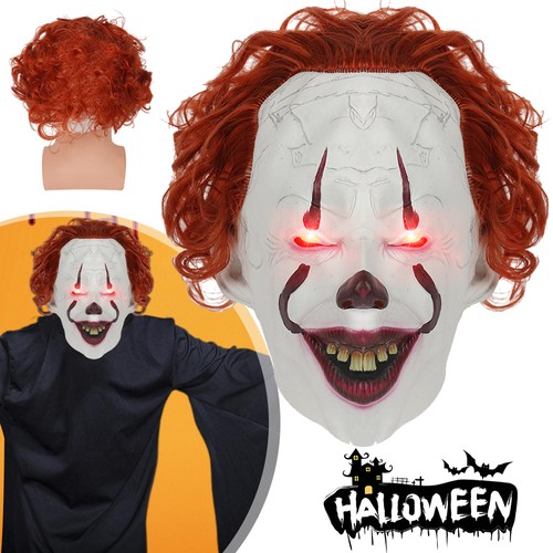 Latex clown mask halloween - latex,