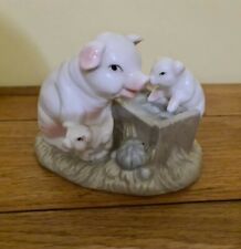 Woolbro Pig And Piglet Ornament