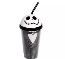 The Nightmare Before Christmas Jack Skellington Tumbler Cup With Straw Novelty