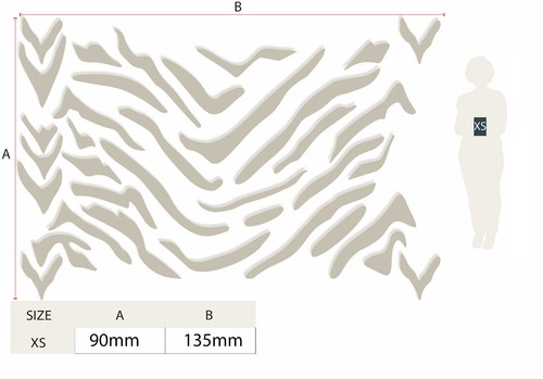 Zebra stencil animal print - animal,