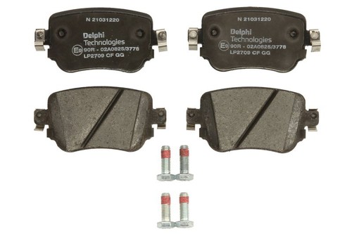 Brake pads set rear right - pads, fits