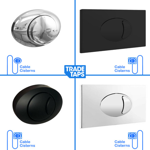 Dual flush plate push button - push,