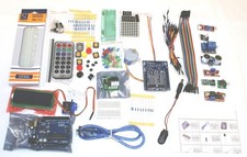 Arduino UNO R3 Development Kit with an additional 7 module boards