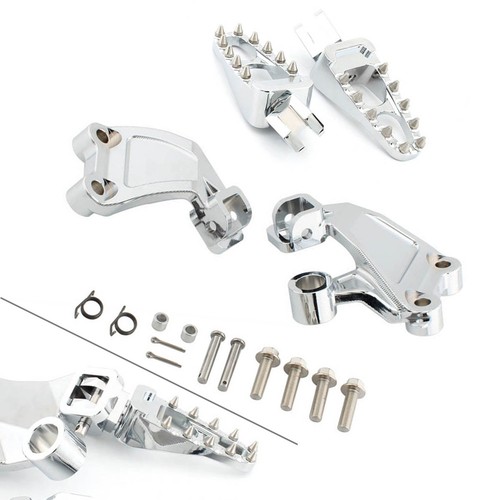 Front footrest foot pegs - front,