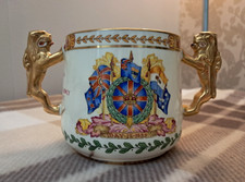 Paragon China King George VI Coronation Twin Handled Loving Cup 1937