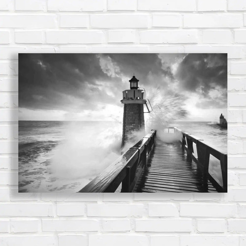 Stormy sea jetty pier black - jetty,