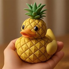 Whimsical fruit themed duck - fruit-themed,