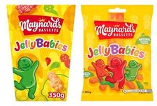 Jelly Babies Maynards Bassetts Sweets Soft Fruity Jelly Candies Sharing Sweets