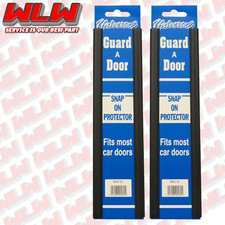 Car  Door Edge Protector Strip 4 x 12" Door Protector Black 2 pairs Doorguard