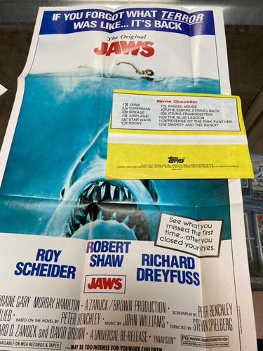 1981 topps poster movie - 12,