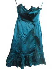 Coast - Ruffled Satin Dress -